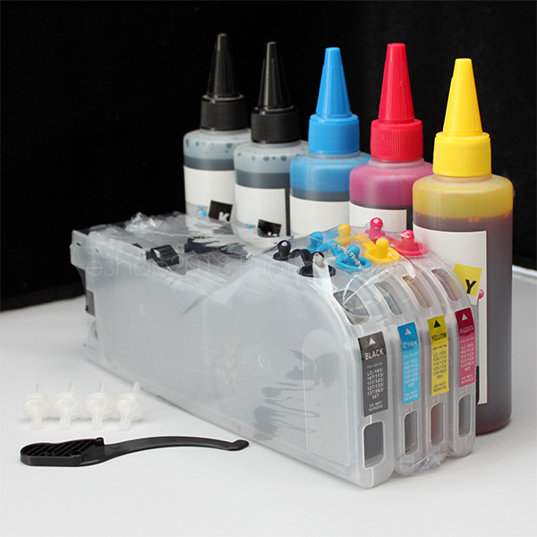 Lc103 Lc105 Lc107 Refillable Cartridges Without Chip And Extra Set Ink For Brother 