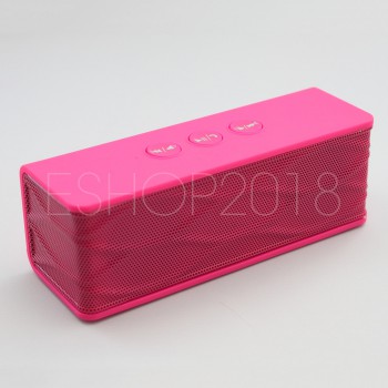 BT-25S Wireless Portable Stereo Bluetooth HiFi Speakers for iPhone iPad Samsung -Pink